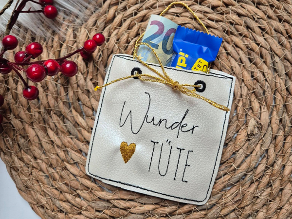 Wundertüte Wunscherfüller - ITH-Stickdatei